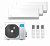 Мульти-сплит система инвертор Midea MMFE-09N8D6-I X 3 / M3OA-27HFN8-Q1