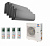 Мульти-сплит система инвертор GREE GWH09AGCXB-K6DNA4F/I X 4 / GWHD(36)NK6LO(LCLH)